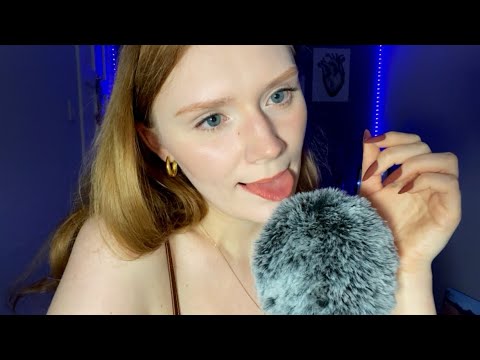 ASMR👅 spit painting, kisses💋