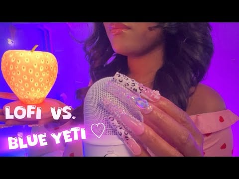 LoFi vs Hi-Fi ASMR 🎙️ Which Sounds Better? XXL Long Nail Tapping, Camera Tapping & Head Massage 