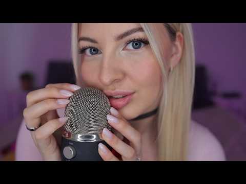 ASMR Intense Face Touching + Mouth Sounds 👄