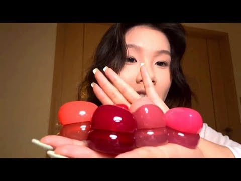 【Ida Sleep aid】Lipstick color test to lull you to sleep~ 💋💋💋 #asmr #sleepaid #relax #relaxing