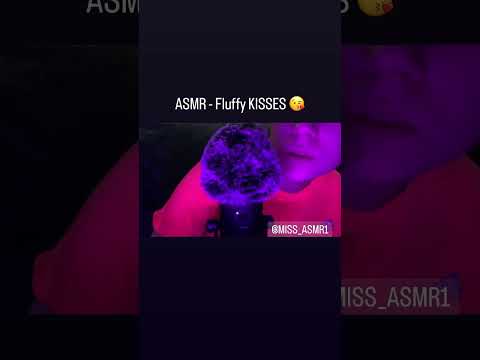 ASMR - Fluffy KISSES 😘 #asmr #mouthsounds #kisses #shortsasmr #shorts #stressrelief #relaxation