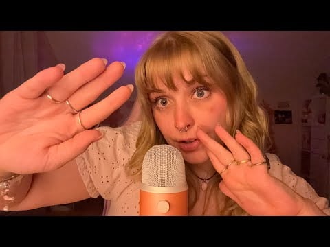 ASMR Fast and Aggressive Hand Movements and Mouth Sounds for TINGLES ✨🩷🧚🏼