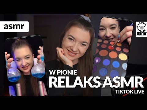 ASMR po polsku WIECZORNY RELAKS - LIVE TIKTOK