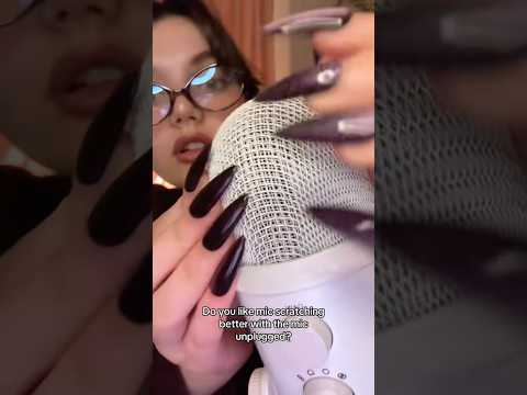 Tingly lofi mic scratching #asmrvideos #asmr #asmrtriggers #asmrsounds