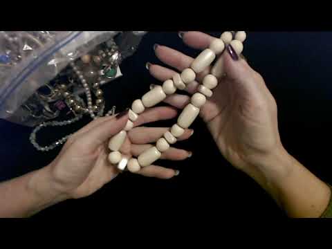 ASMR | Goodwill Jewelry Bag Show & Tell 9-23-2020 (Whisper)