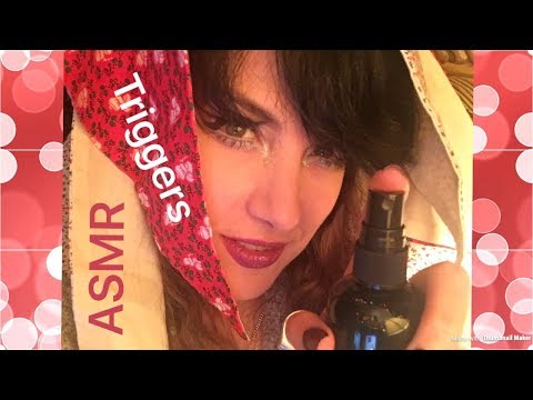 ASMR Triggers~ Liquid Sloshing (Unicorn Magikk) Mic Brushing etc~