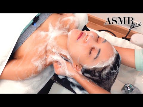 The MOST RELAXING HAIR WASH & SOAPY MASSAGE at Sabaii Spa [ASMR unintentional in Real Spa]