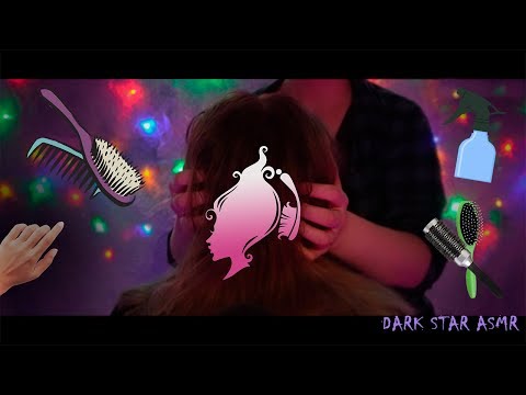 ♠• АСМР УХОД ЗА ВОЛОСАМИ 💇 | ASMR HAIR CARE 💆 | МАССАЖ ГОЛОВЫ | HEAD MASSAGE •♠