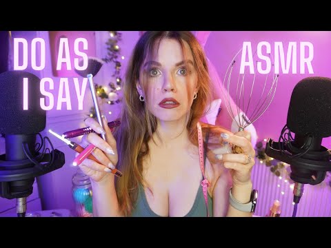 ASMR very STRANGE follow my instructions FOCUS ON ME