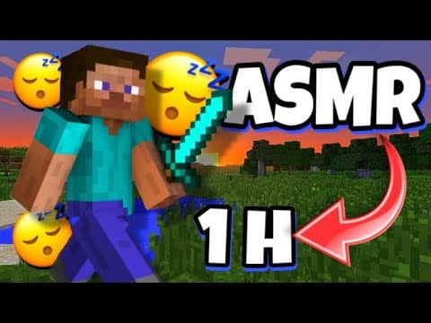 ASMR Français | 1 heure de chuchotements très proche du micro sur Minecraft 😴💤