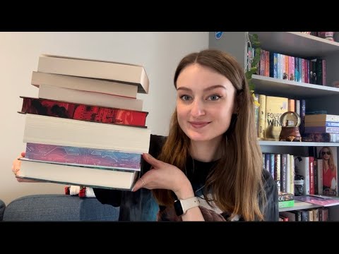 ASMR Book Haul! (Book triggers and close whispers) 