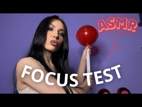 ASMR  - FOCUS TEST PER CHI HA PROBLEMI DI ATTENZIONE & SEGUI LE MIE ISTRUZIONI