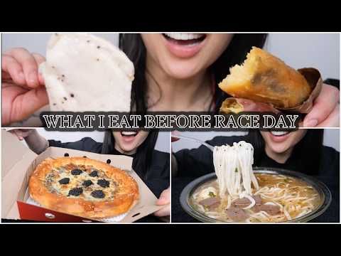 WHAT I EAT BEFORE RACE DAY (ASMR EATING SOUNDS) NO TALKING | SAS-ASMR