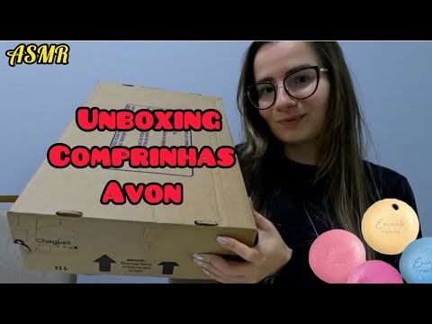 ASMR UNBOXING COMPRINHAS DA AVON #asmr