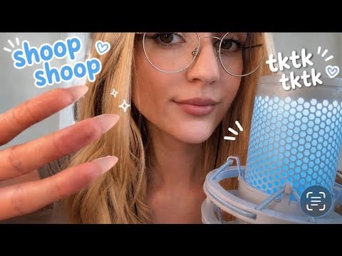 ASMR Fall Asleep in 20 Minutes or LESS ✨ tktk, shoop, coconut rain, face scratching, mouth sounds