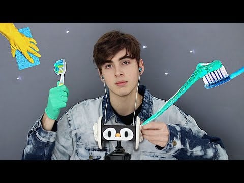 ASMR ☁ Ear Clean & Massage ☁ Lotion Gel Oil 3d Male Whisper