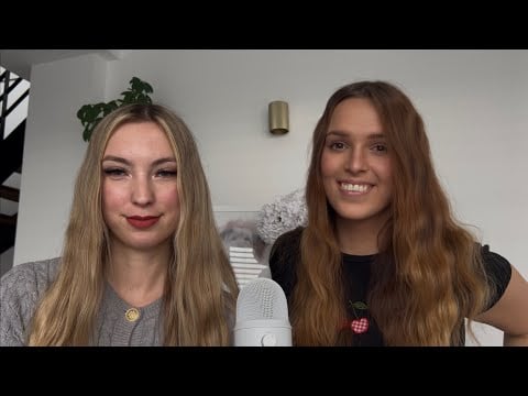 my friend tries ASMR for the first time 