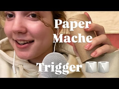 Paper Mache Trigger | ASMR Trigger by @ThickNoodleASMR