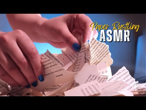 ASMR Paper Rustling Sounds • One Hour • No Talking