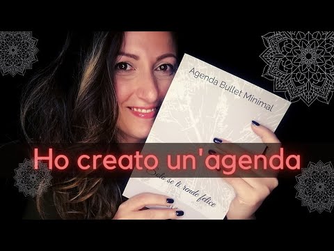 SHOW & TELL | La mia Agenda Bullet Minimal 📚  ASMR ITA