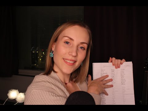 Nimivideo 2 ASMR SUOMI Kuiskaan sun nimeä