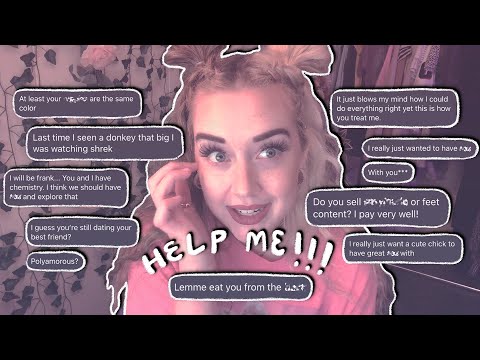 Reacting to Old CRINGEY DMs ASMR