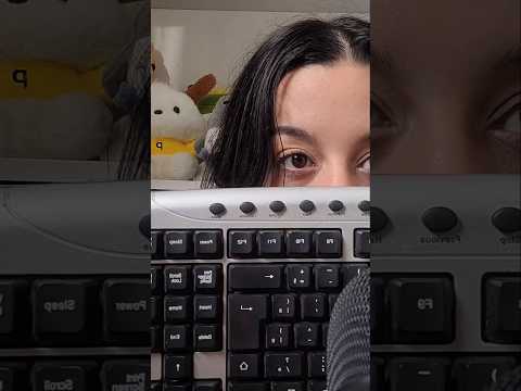 Você gosta de sons de teclado? #asmr #asmrsounds #relaxing