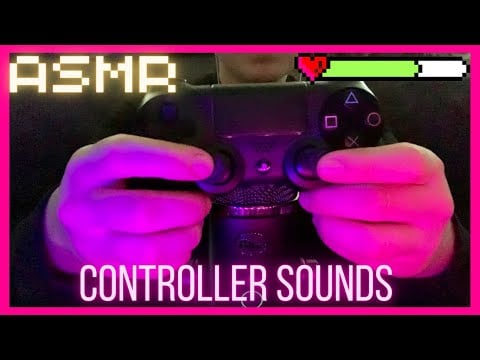ASMR - Calming Game Controller Sounds 🎮 (Tapping, Clicking and Joystick Trigger Sounds)