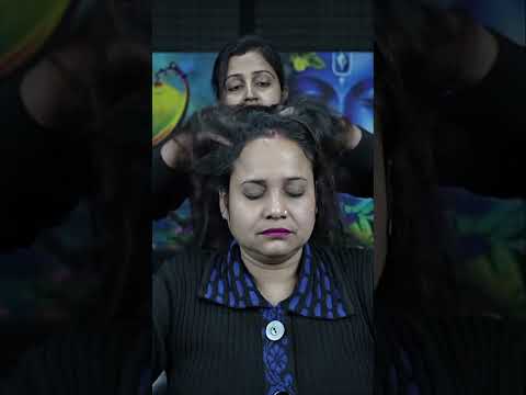 Female Head Scratching ASMR With Comb #shorts