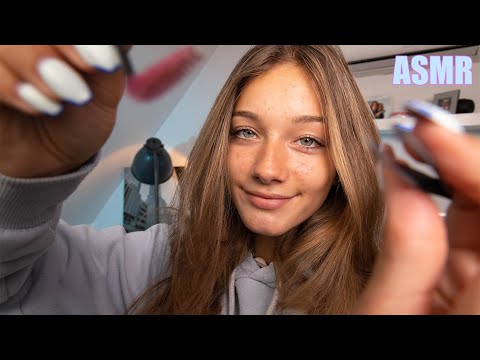 ASMR - I DYE, PLUCK AND TRIM YOUR EYEBROWS!