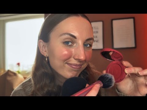 ASMR Doing Your Makeup | Close Up Attention
