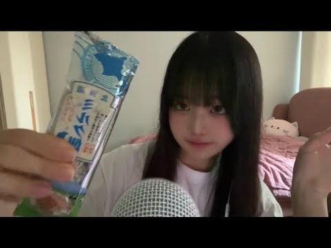 다이소 품절대란 간식⁉️ 북해도 모찌 먹방🍡 | 리얼사운드 모찌 ASMR