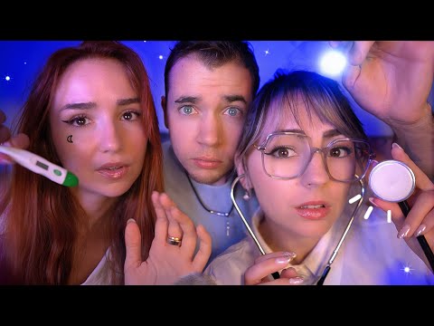 ASMR RP : TU ES (encore) ÉVANOUI, les infirmiers s'occupent de toi🩺 (feat @RoxaneASMR et @TomAsmrfr)