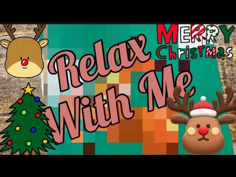 ASMR Visual & Sound Triggers: Reindeer 🦌 Sticker Puzzle #719