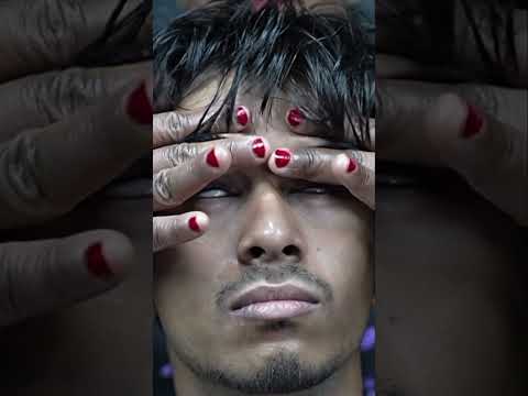 Unwind & Sleep Deeply: ASMR Head & Ear Massage for Insomnia Sufferers #shorts