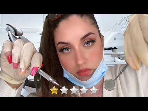 ASMR Am Schlechtesten Bewerteter Zahnarzt | Teeth Cleaning, Worst reviewed Doctor Roleplay Dentist🪥