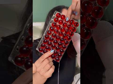 ASMR Glue peely page with marbles inspired by ASMR Planet  #asmrtapping #asmr #asmrvideo