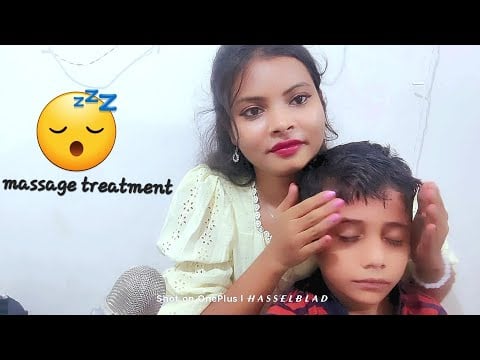 Asmr relaxing and whispering head massage will help you to sleep #asmr
