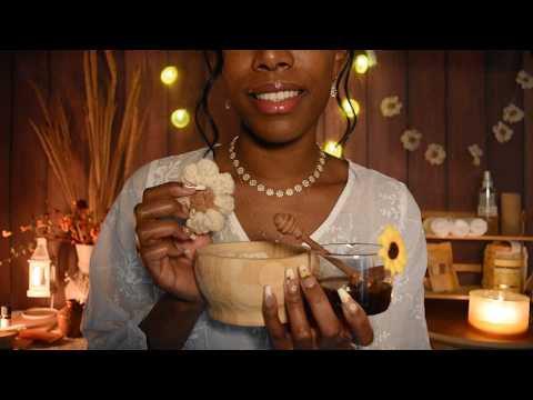 ASMR Honey Spa on a Rainy Day 🍯 Facial & Personal Attention for Sleep
