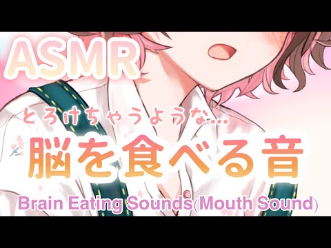 【ASMR】とろけちゃうような...脳を食べる音 [Melting...the sound of eating the brain]