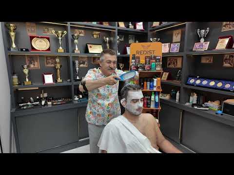 YOU HAVEN'T WATCHED THIS BEFORE! RELAXING HAIR CUTTING AND MASSAGE WITH MUNUR ONKAN