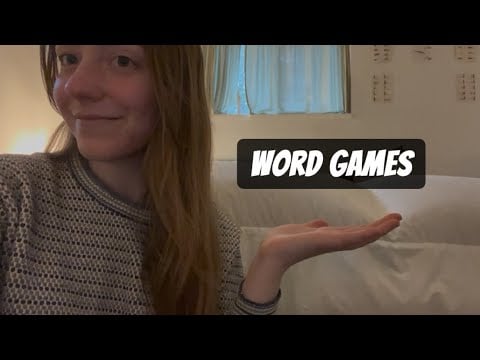 asmr soft spoken eyes closed word games for sleep 👩‍🏫💤
