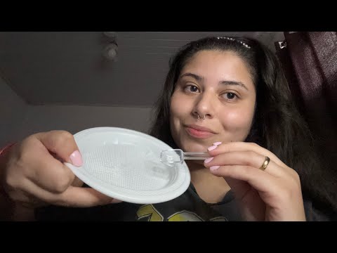 ASMR | COMENDO COMIDA IMAGINÁRIA 🍽️