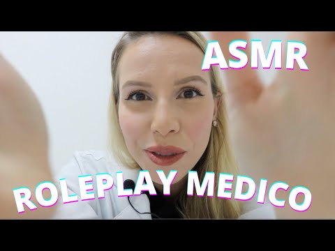 ASMR ROLEPLAY CONSULTA MEDICA DIGESTÃO -  Bruna Harmel ASMR