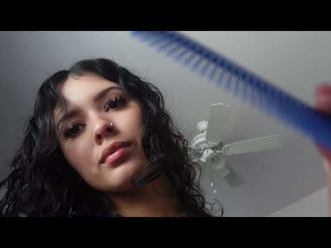 ASMR | brushing your hair until you fall asleep 💤💤 (layered sounds)