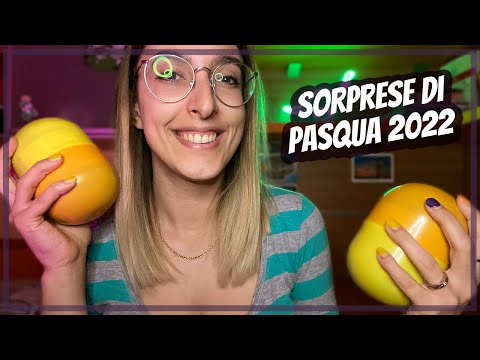 VI MOSTRO LE SORPRESE DELLE MIE UOVA DI PASQUA 🐣  SOFT WHISPERING | ASMR ITA