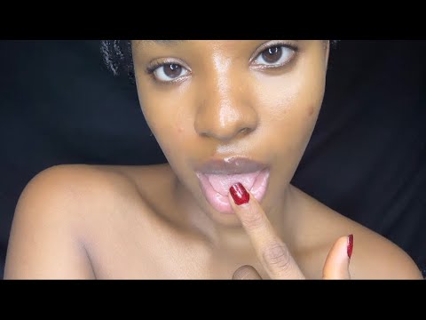 Spit Painting ASMR: Mouth Sounds 👄 inaudible Whispering| Positive Affirmations