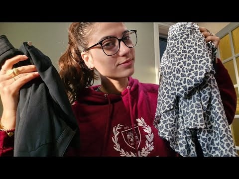 ASMR PEÇAS DE BRECHÓ E CONVERSA✨️💕