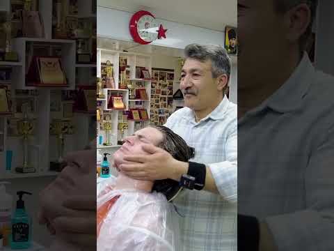 #asmr #massage #turkishbarber #massagetherapy #skincare #barber #haircut #relaxingmassage #shorts