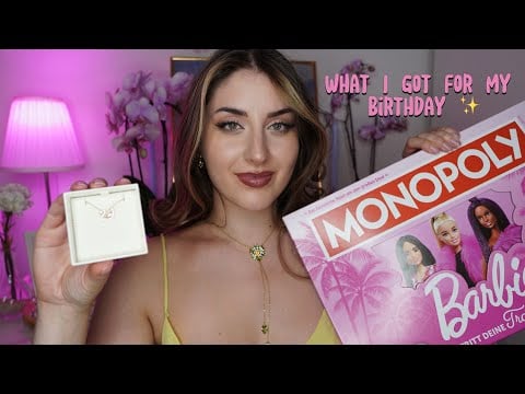 ASMR Deutsch What I got for my Birthday 🥳 Ich zeige euch meine Geburtstagsgeschenke | Show & Tell